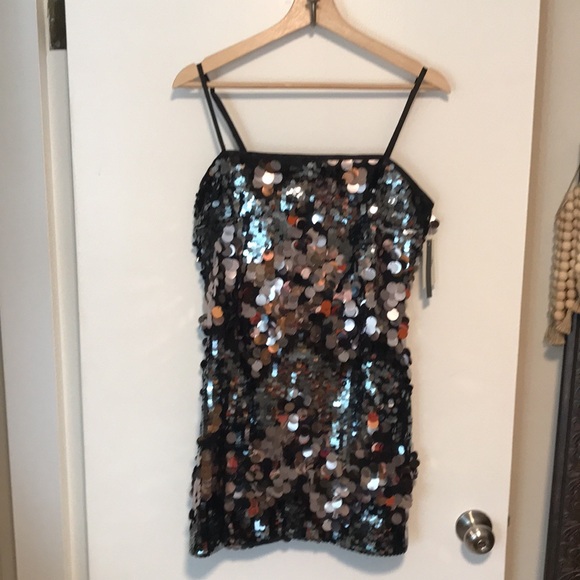 NEW Speechless Women's Black Sleeveless Sequined Party Dress. XL - Picture 3 of 9